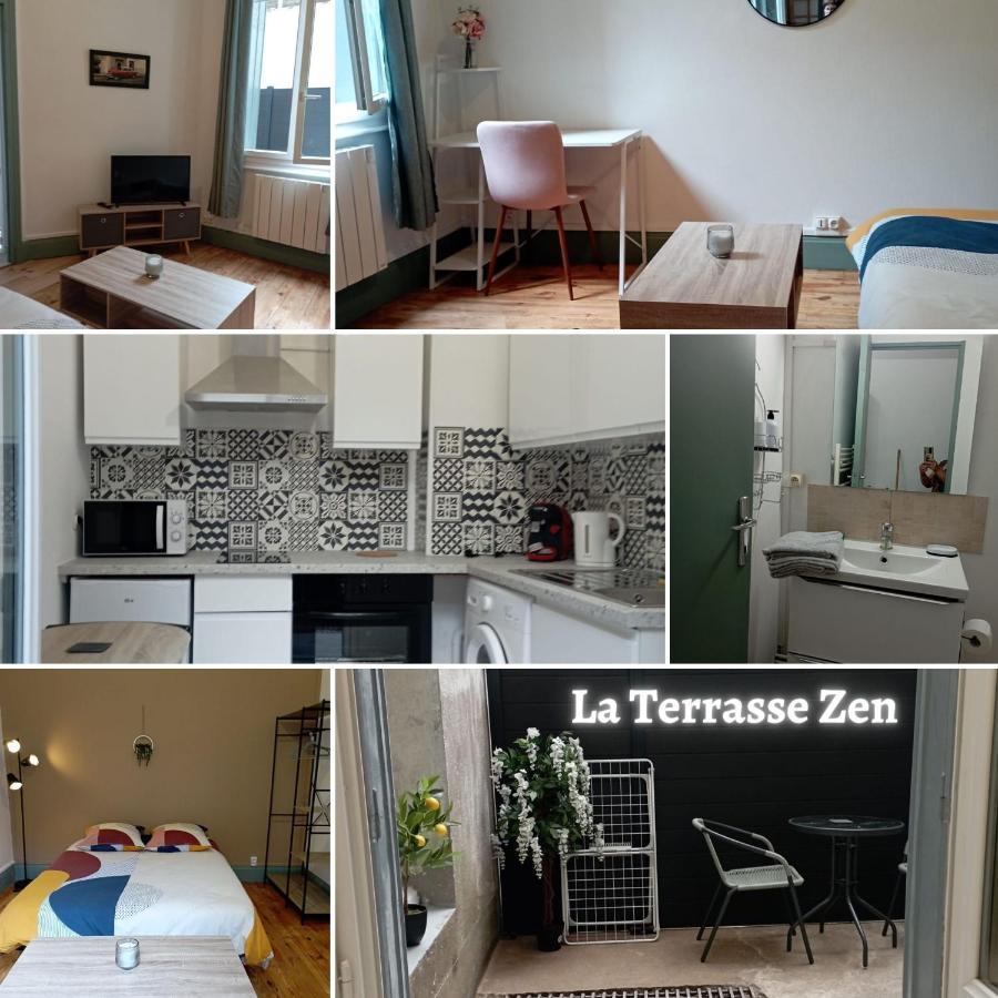 La Terrasse Zen Dacher - Superbe Appartement 30 M2 Tout Equipe Avec Terrasse Coeur Vichy Proche Gare Thermes Cures المظهر الخارجي الصورة